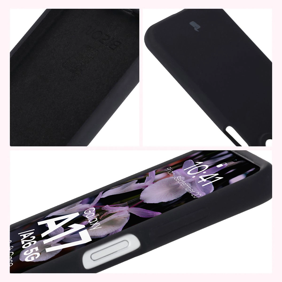 Konstrukcja etui Bizon Soft Case: zintegrowane osłony, podwyższone krawędzie i wyściółka z mikrofibry